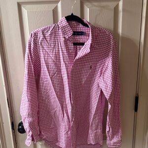 Polo by Ralph Lauren Pink Gingham Button-Down Shirt